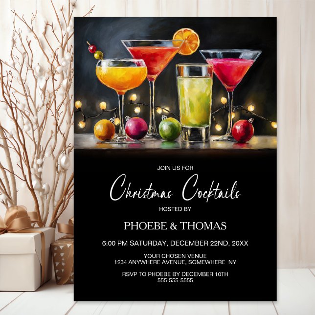 Weihnachts-Cocktailparty Einladung (Von Creator hochgeladen)