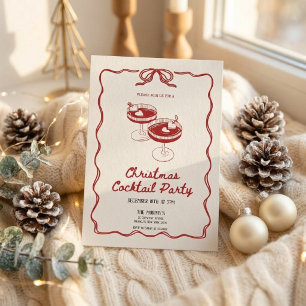 Weihnachts-Cocktails Festliche Getränke Weihnachts Einladung