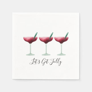 Weihnachts-Cocktails Festliche Getränke Weihnachts Serviette