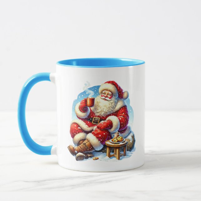 Weihnachts-Cocoa-Weihnachtsfeier Tasse (Links)