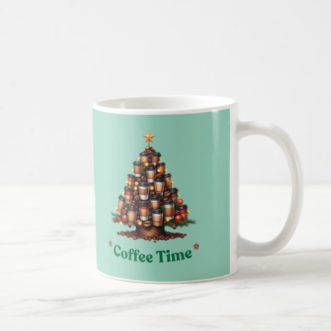 Weihnachts-Coffee-Tree-Kaffeetasse Kaffeetasse (Rechts)