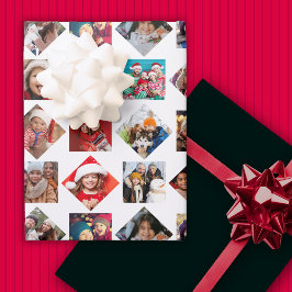 Weihnachts-Collage Urlaub Geschenkpapier Set