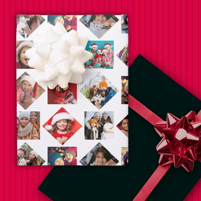 Weihnachts-Collage Urlaub Geschenkpapier Set (Von Creator hochgeladen)