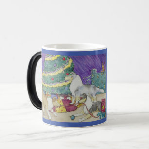 Weihnachts-Colliese Morphing Tasse