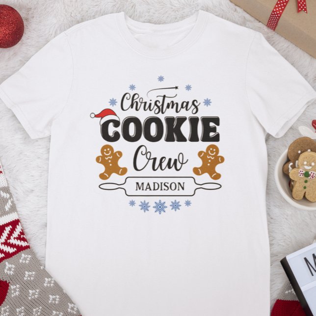 Weihnachts-Cookie Backen Crew Urlaub Backteam T-Shirt (Von Creator hochgeladen)