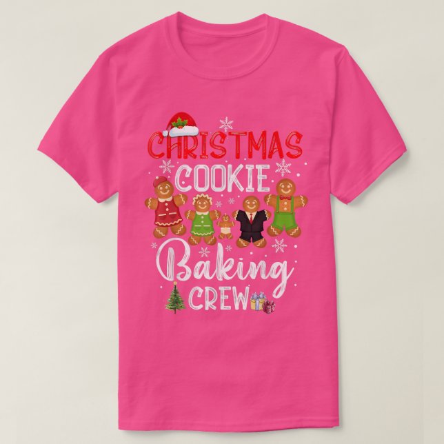 Weihnachts-Cookie Backen Crew Weihnachten Cookie F T-Shirt (Design vorne)