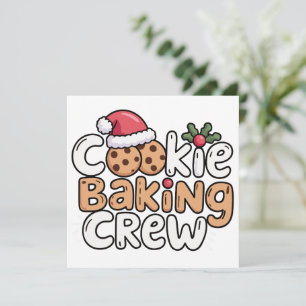Weihnachts-Cookie Backen Crew Weihnachten Urlaub