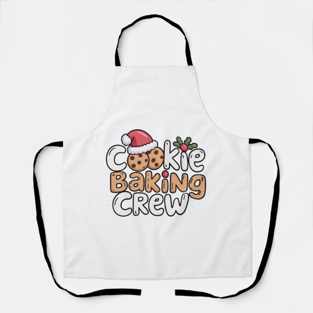 Weihnachts-Cookie Backen Crew Weihnachten Urlaub Schürze (Vorderseite)