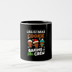 Weihnachts-Cookie Backen Crew Weihnachten Weihnach Zweifarbige Tasse