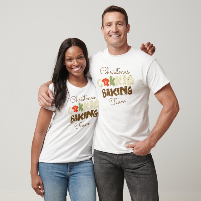 Weihnachts-Cookie-Backteam-Wettbewerb T-Shirt (Unisex)