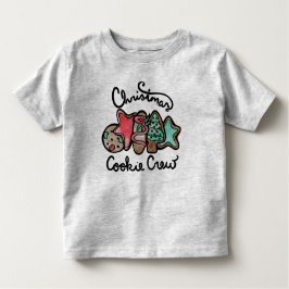 Weihnachts-Cookie Crew Feiertage Cookies Familie Kleinkind T-shirt
