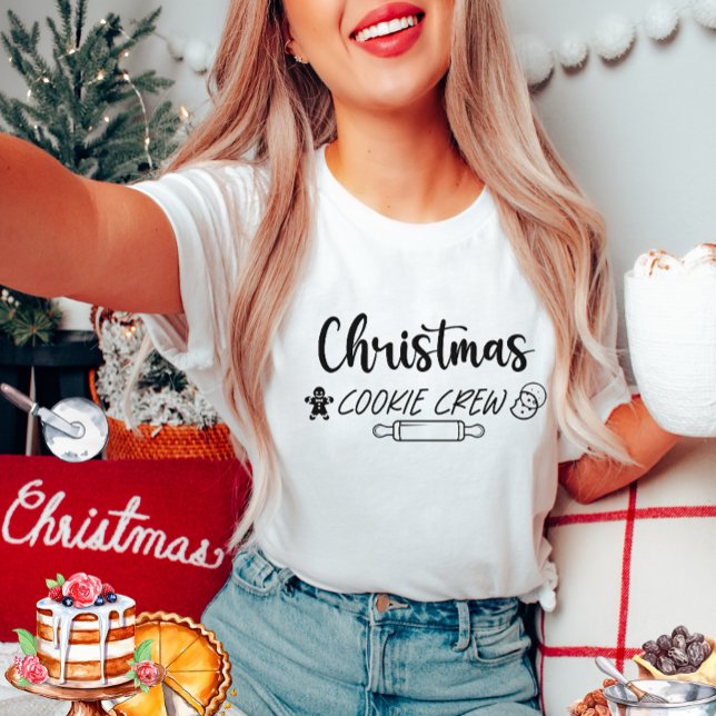 Weihnachts-Cookie-Crew T - Shirt (Von Creator hochgeladen)