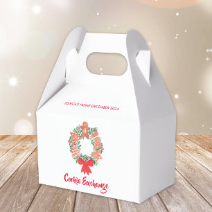 Weihnachts-Cookie-Exchange-Party-Austausch Geschenkschachtel