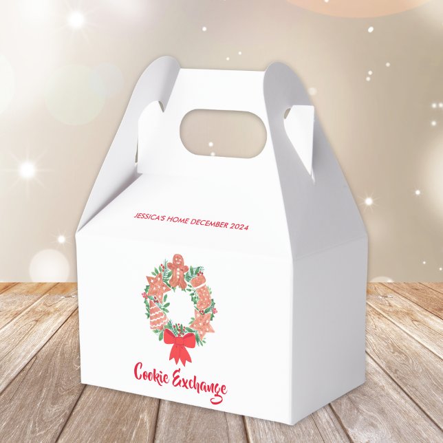 Weihnachts-Cookie-Exchange-Party-Austausch Geschenkschachtel (Von Creator hochgeladen)