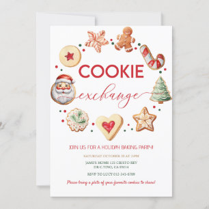 Weihnachts-Cookie-Exchange-Party Einladung