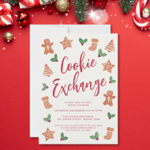 Weihnachts-Cookie-Exchange-Party