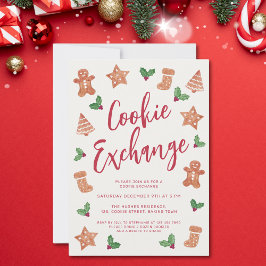 Weihnachts-Cookie-Exchange-Party Einladung