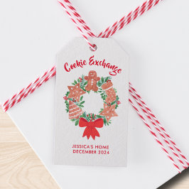 Weihnachts-Cookie-Exchange-Party Geschenkanhänger