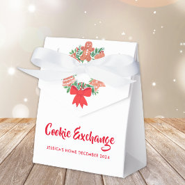 Weihnachts-Cookie-Exchange-Party Geschenkschachtel