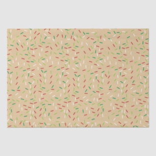 Weihnachts-Cookie Hintergrund Seidenpapier