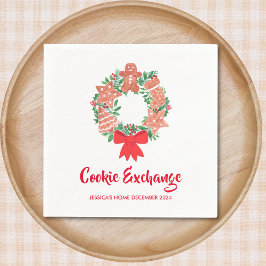 Weihnachts-Cookie-Party Serviette