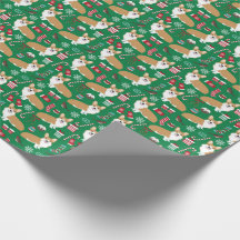 Weihnachts-Corgi-Geschenkwrap
