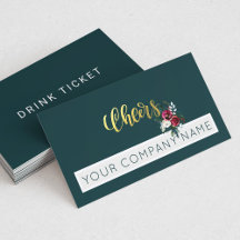 Weihnachts-Corporate Party Dunkelgrünes Getränk Ti