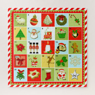 Weihnachts-Countdown Puzzle