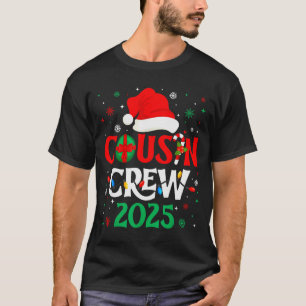 Weihnachts-Cousin-Crew 2025 Xmas Lustige passende T-Shirt