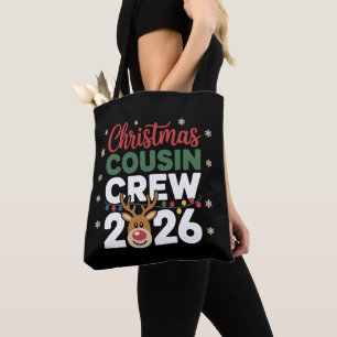 Weihnachts-Cousin-Crew 2026 Rentiere Schneeflocken