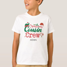 Weihnachts-Cousin Crew Elf Matching T-Shirt