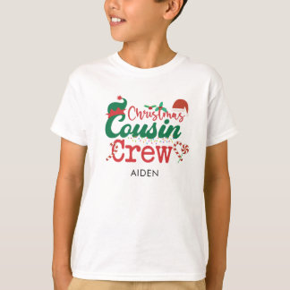 Weihnachts-Cousin Crew Elf Matching T-Shirt