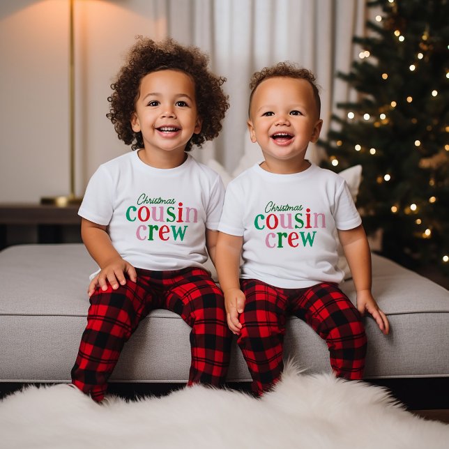 Weihnachts-Cousin Crew passt Familie Baby T-shirt (Von Creator hochgeladen)