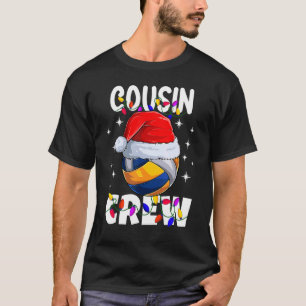 Weihnachts-Cousin Crew Volley Ball Pajamas Familie T-Shirt