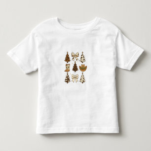 Weihnachts Cowboy Stiefel Western Weihnachten Weih Kleinkind T-shirt