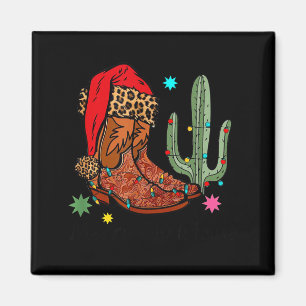 Weihnachts-Cowgirl-Stiefel, western Weihnachten Lu Magnet