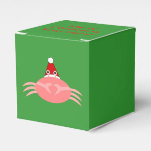 Weihnachts Crab Custom Favor Box Geschenkschachtel