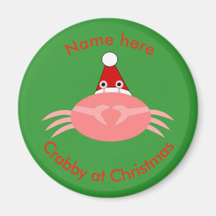 Weihnachts Crab Custom Magnet