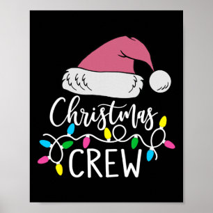 Weihnachts-Crew 2023 Niedliche Familie Matching Pa Poster