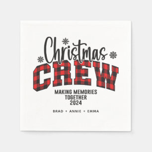 Weihnachts-Crew 2024 Serviette