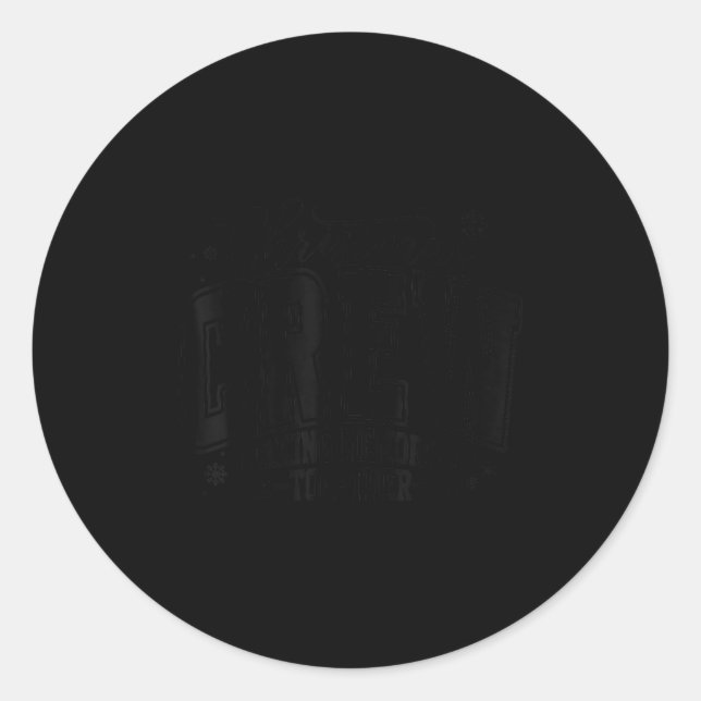 Weihnachts-Crew Erinnerungen zusammenbringen Runder Aufkleber (Vorderseite)