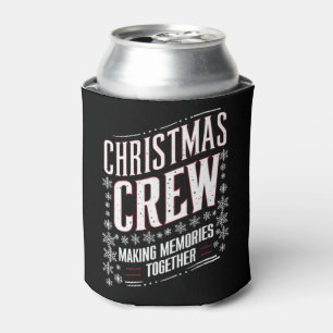 Weihnachts-Crew Familie passende Xmas-Mannschaft Dosenkühler