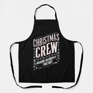 Weihnachts-Crew Familie passende Xmas-Mannschaft  Schürze