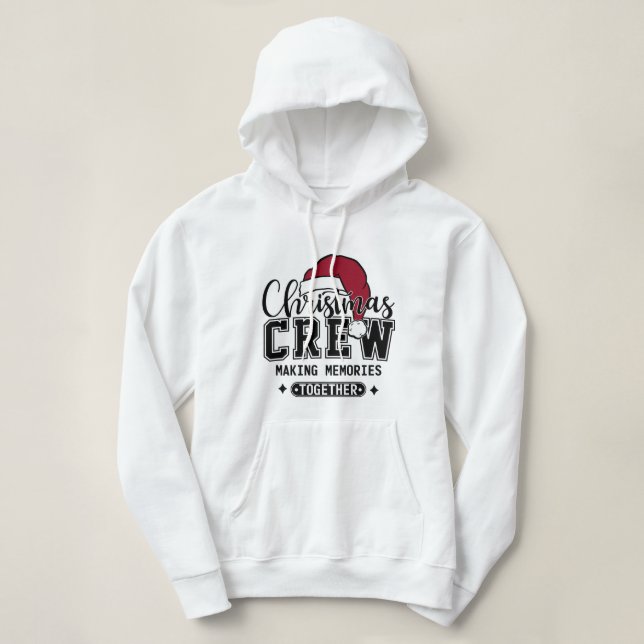 Weihnachts-Crew Hoodie (Design vorne)