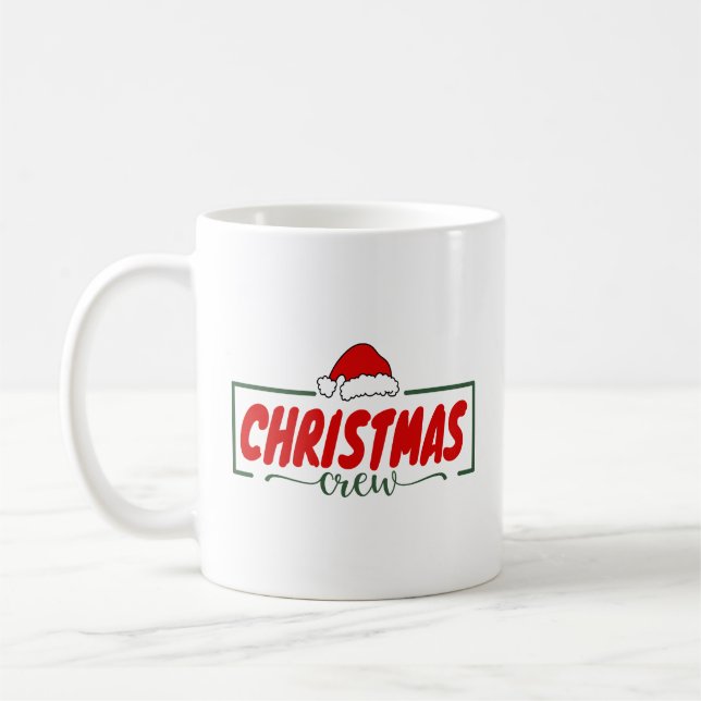 Weihnachts-Crew Kaffeetasse (Links)