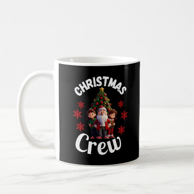 Weihnachts-Crew Kaffeetasse (Links)