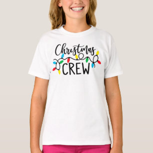 Weihnachts-Crew mit Lichtern T-Shirt