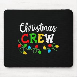 Weihnachts-Crew passende Familien-Weihnachtsfeier Mousepad