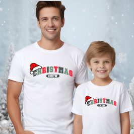Weihnachts-Crew passt Familie Männer T-Shirt