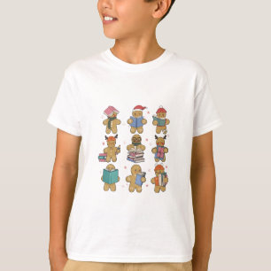 Weihnachts-Crew Santa Lebkuchen-Pflege-Team T-Shirt